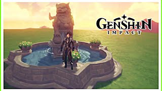 Lion Fountain - Genshin Impact TeaPot Trick (Easy bug)
