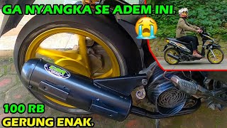 Nyobain Pake Knalpot Bobokan Adem CSR 100 Ribuan Di Motor Beat STD Kirian