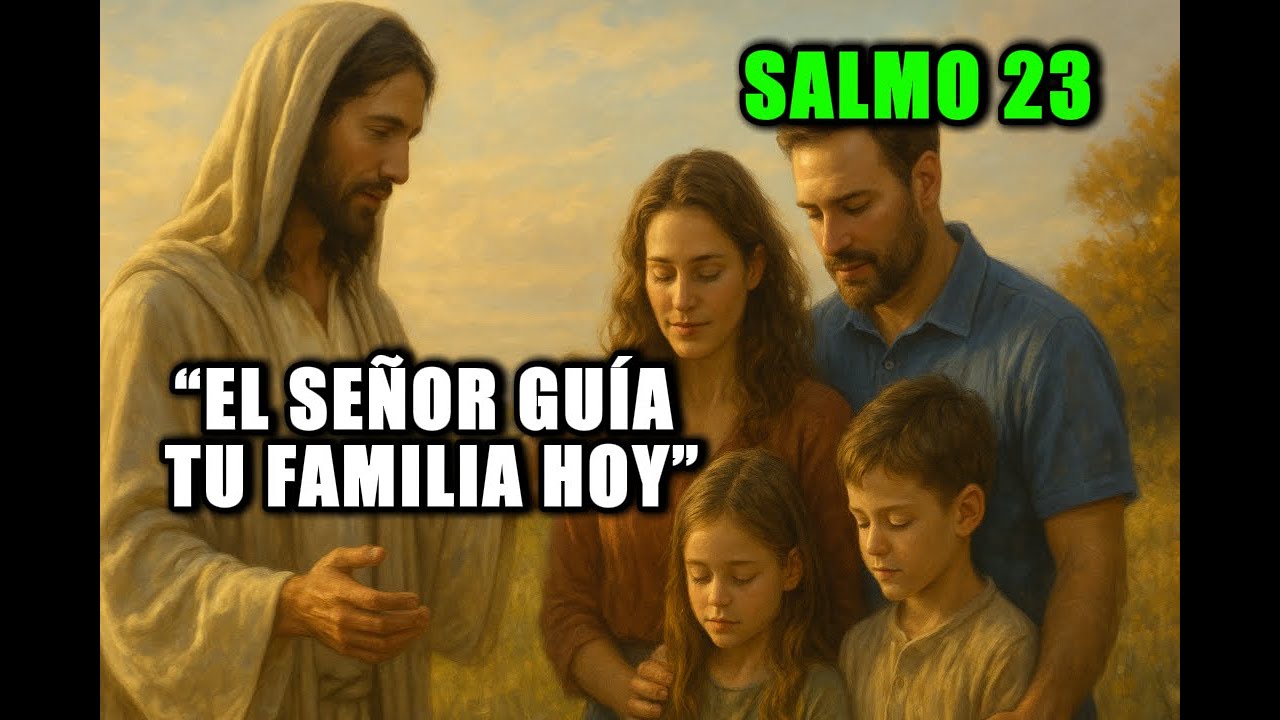 Salmo 23 — El Señor Guía a Mi Familia | Oración de Paz y Confianza ...