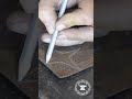 Forging a Mini Rose with a Guillotine Tool #shorts