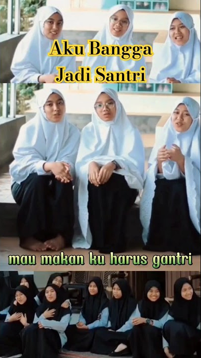 Lagu Aku Bangga Jadi Santri#santrinusantara #sholawat #youtubeshorts #shorts