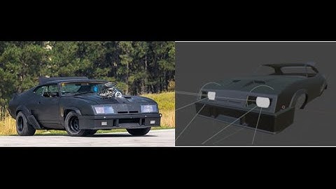 Learn Blender - Interceptor - Headlights - Part 1