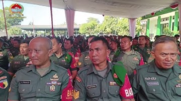 Tradisi lepas sambut Komandan Kodim 0816/Sidoarjo