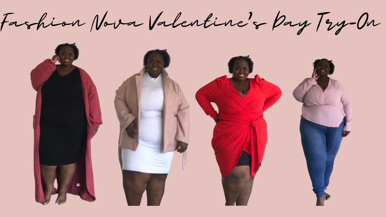 Fashion Nova Plus Size Valentine's Day Try On Haul YouTube