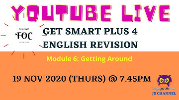 CEFR Get Smart Plus 4 Workbook│Year 4 Module 6: Getting Around