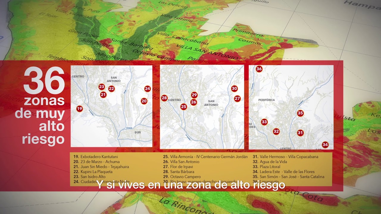 36 ZONAS DE MUY ALTO RIESGO - YouTube