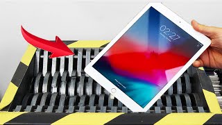 Turbo Shredder VS Apple Ipad Satisfying The Crusher