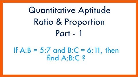 Ratio & Proportion - Quantitative Aptitude - Part 1 || Mental Maths