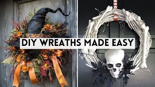 14 DIY Halloween Wreath Ideas You’ll Want on Your Door This Year #HalloweenWreath #sharpaspirant