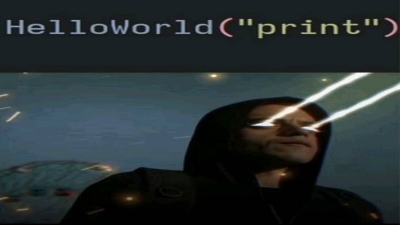Hello World in Python but it's ADVANCED level - YouTube
