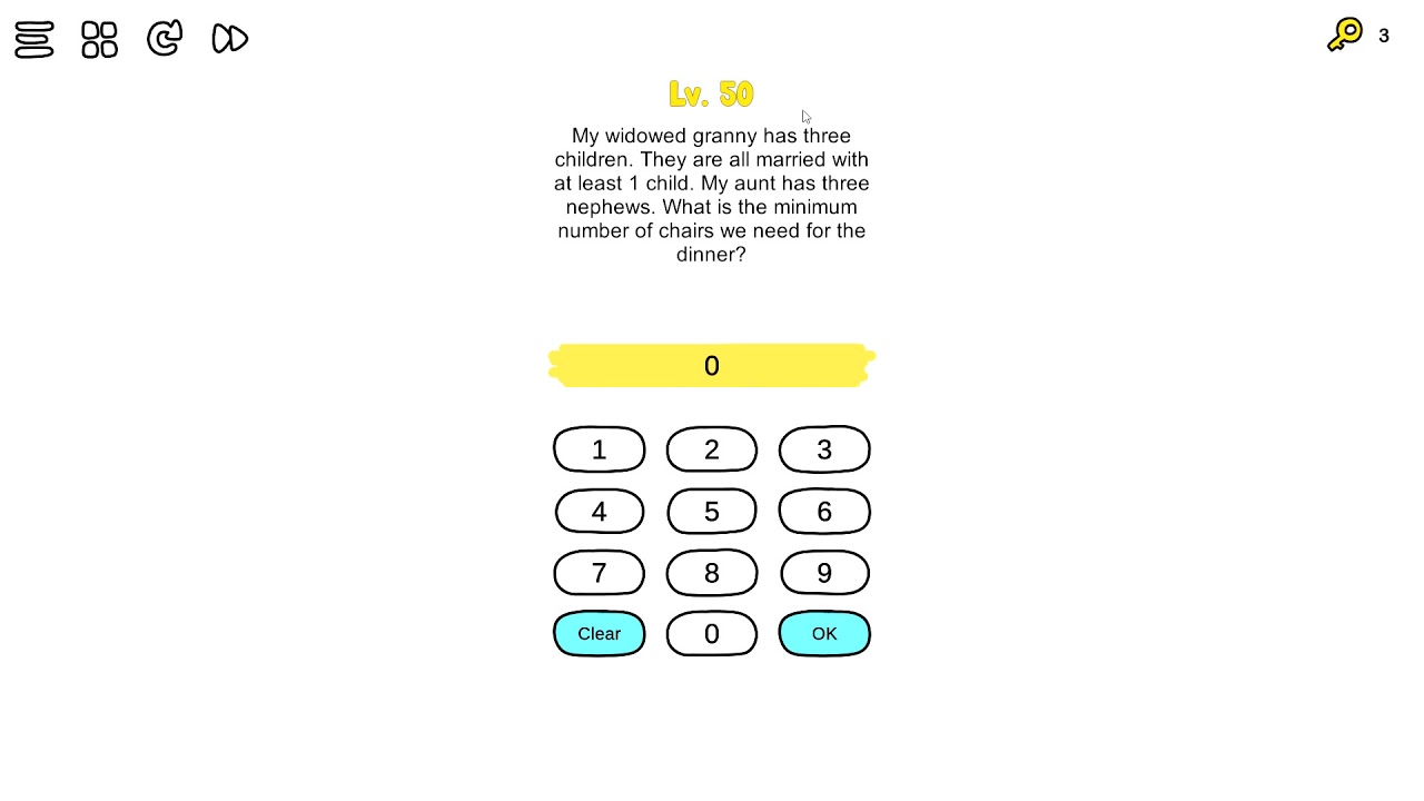 Brain Test Lv50 My widowed granny has 3 children - YouTube