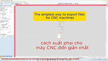 The simplest way to export files for CNC machines
