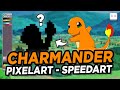 DESENHANDO CHARMANDER NO ASEPRITE - SPEEDART