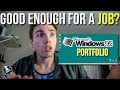 Can you get a job with These REAL Portfolios? (Windows 95 Portfolio)