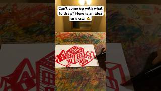 Can’t come up with what to draw? Here is an idea to draw ✍️ #shorts #art #drawing