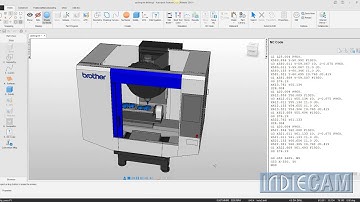 FeatureCAM - Brother - S700X1 - 4 Axis Vertical Machining Centre