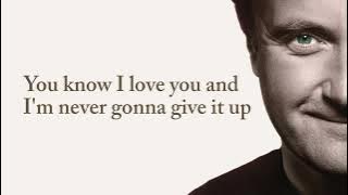 Phil Collins - Can't Turn Back the Years (Lyric Video)