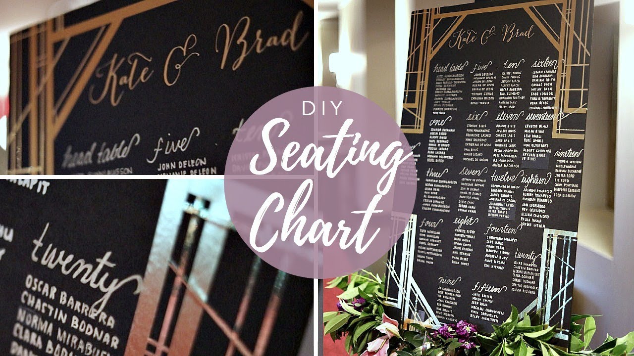 Wedding Seating Chart Cricut