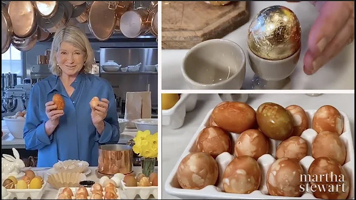Martha Stewart Makes Naturally Dyed Easter Eggs | Homeschool With Martha | #StayHome #WithMe