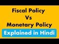 Fiscal Policy Vs Monetary Policy for RBI Grade B