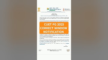 CUET PG 2025 Correction Window Open – How to Edit Your Application Form!