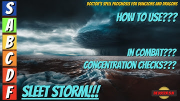 SLEET STORM You Need To Use This Spell Now in Dungeons and Dragons