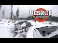 Off Road Recovery, Snow Recovery Rescue, Overlanding, Winch Out of Snow, 4Runner Overlanding Build