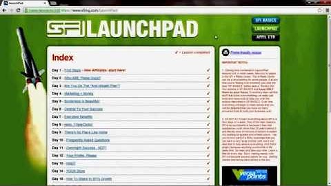 SFITrainers Video 1   SFI Basics   Launchpad 1