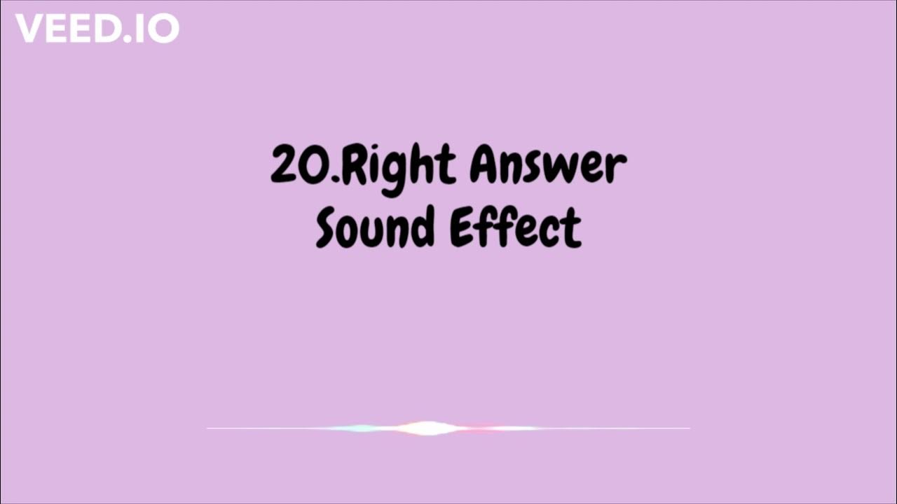 Right Answer Sound Effect YouTube right-answer-sound-effect-youtube