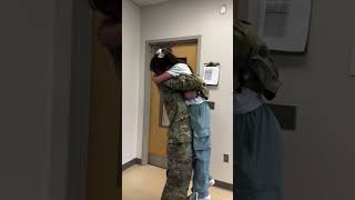 Army Soldier Surprises Little Brother And Sister At School