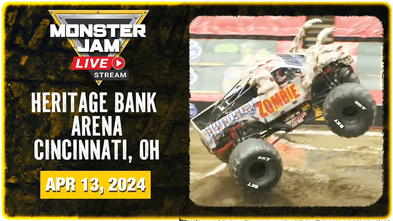 LIVE Monster Jam Cincinnati, OH (Full Event) April 13, 2024 Arena