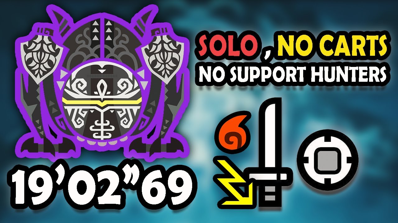 MHWILDS PS5 | Savage Omega SnS Solo, 19'02"69, No Carts, No Support Hunters