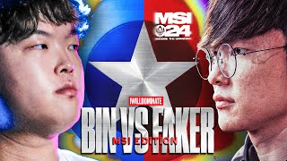BIN vs FAKER WINNER GOES TO SEMIFINALS | BLG vs T1 | IWD MSI 2024