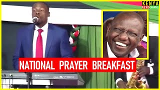 OSORO IS BACK WITH HIS KEYBOARD - See how he entertained Ruto at National Prayer Breakfast