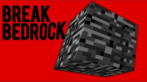 How to Break Bedrock in Minecraft 1.7.2