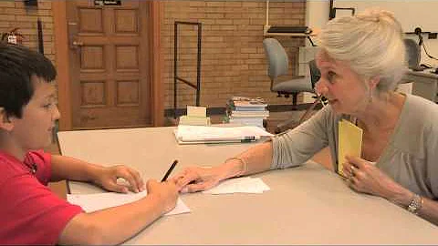 Susan Nolan teaching a child with dyslexia 2