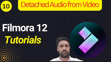 How to extract audio from video in filmora 12 | detach audio from video in Wondershare filmora 12