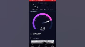 WiFi speed test on iPhone 7 11/15/20 by ookla