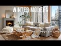 Winter Modern Living Room Makeover Using Article’s Clean Lines and Cozy Fabrics