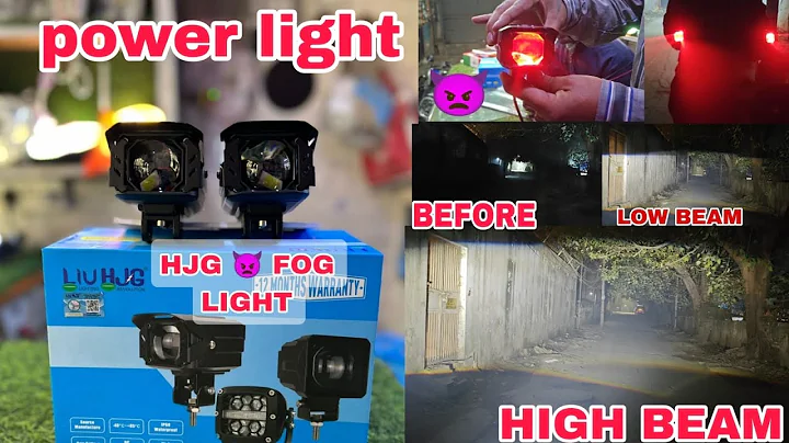 HJG WHITE COLOUR HIGH OR LOW POWER WITH DEVIL 😈 EYE |60watt| #hjgfoglight