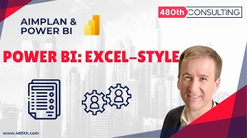 Make Power BI reports feel like your Excel reports - Report Sections in Aimplan and Power BI