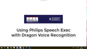 Using Philips SpeechExec with Dragon Voice Recognition