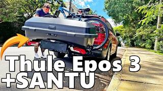 Thule Epos + Thule Santu Cargo Box Install | Full Setup &amp; Review 