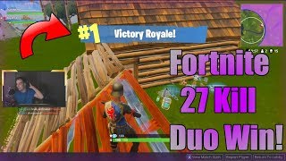 Fortnite Insane 27 Kill Duo Win Killing Jacob Hysteria