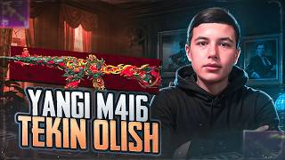 Yangi M416 Tekinga Olish Olovli M416 Tekinga Leverpubg