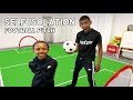 BUILDING A FOOTBALL PITCH IN MY HOUSE | ISOLATION image