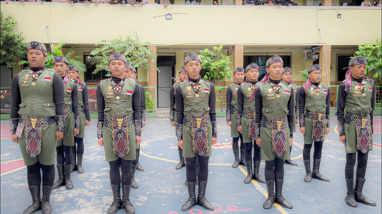 MERINDING! PASKIBRA SMAN 2 BABELAN LKBB KOBAR RAPI VIII WIDYA NUSANTARA