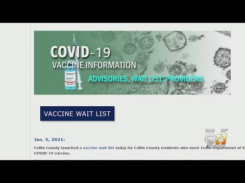 Collin County Sets Up Wait List For COVID-19 Vaccine