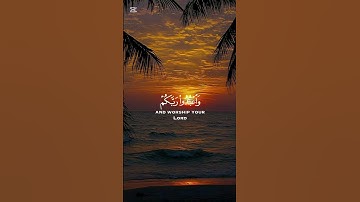 يا ايها الذين امنوا اركعوا واسجدوا واعبدوا ربكم (القارئ:عبدالرحمن مسعد)