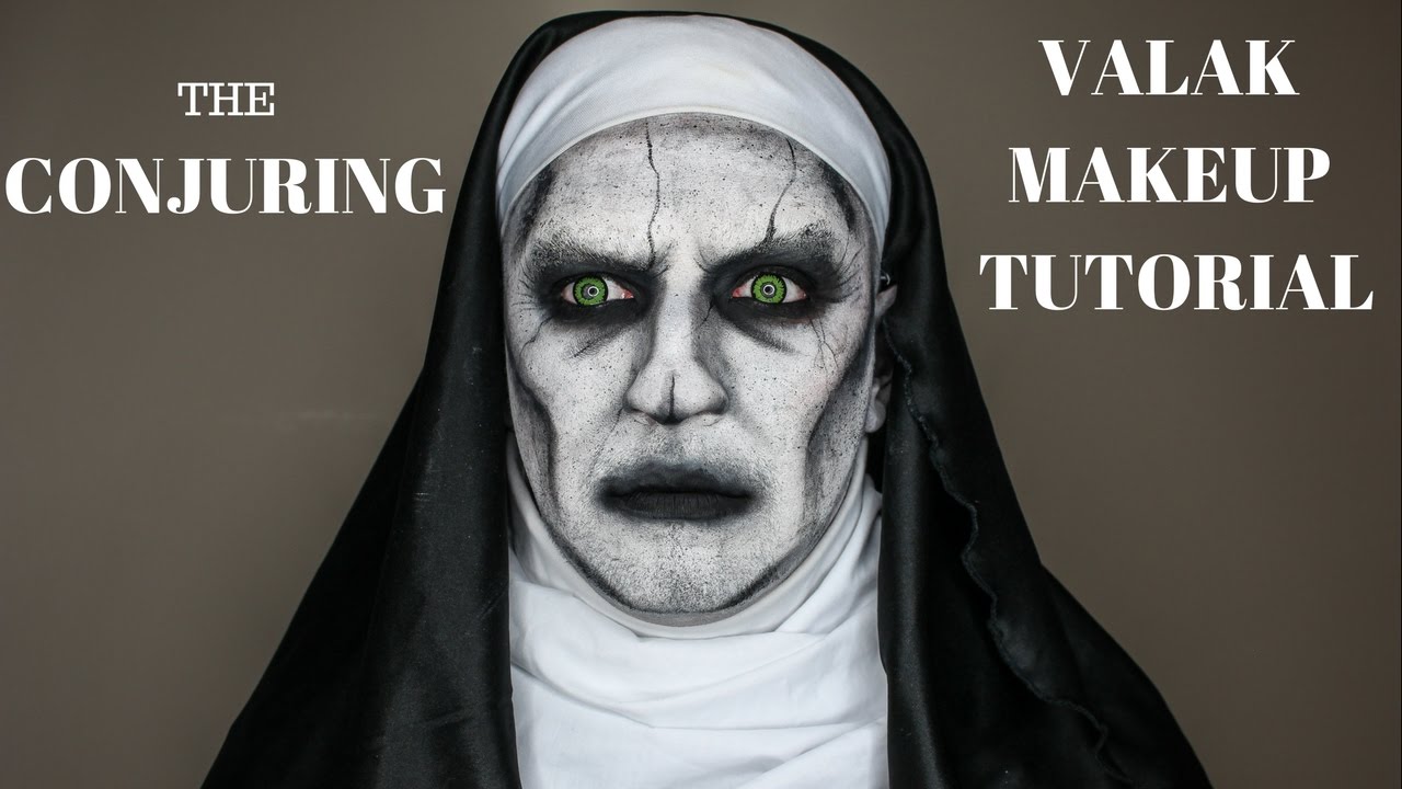 The Conjuring 2 Valak Demonic Nun Makeup Tutorial Lukehartmua